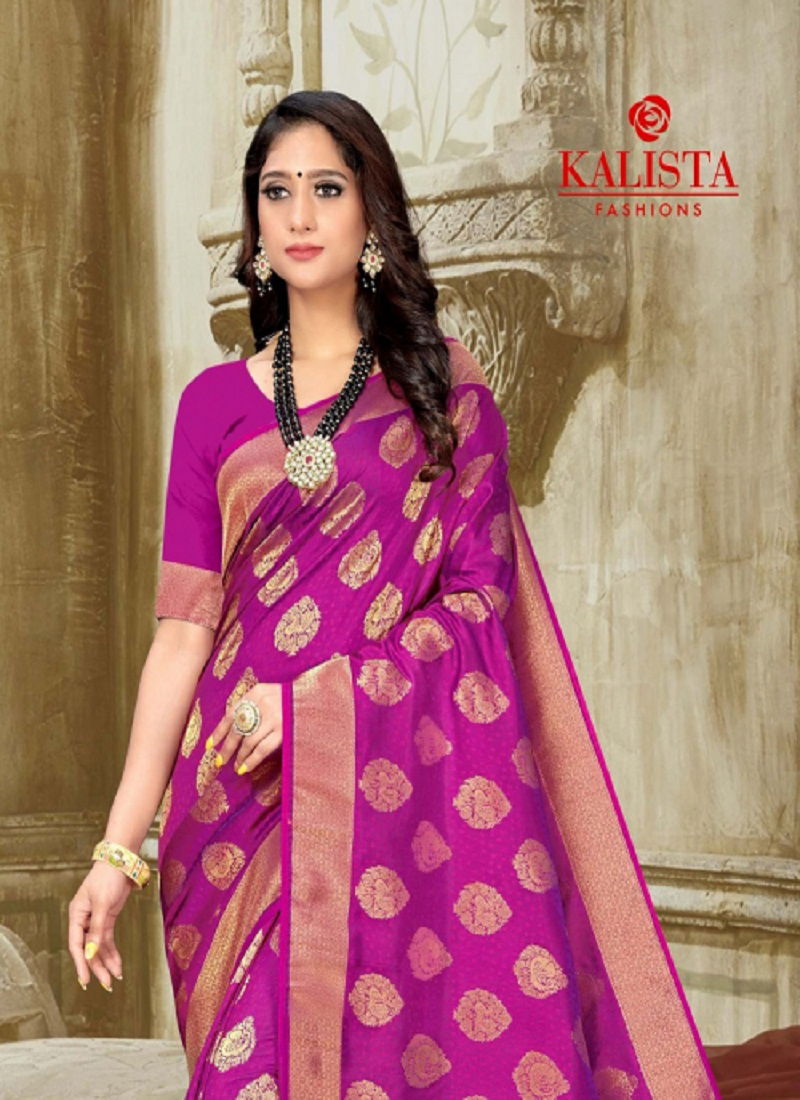 Kalista Kaira Letest Fency Festive Wear Designer Banarasi Silk Saree Collection